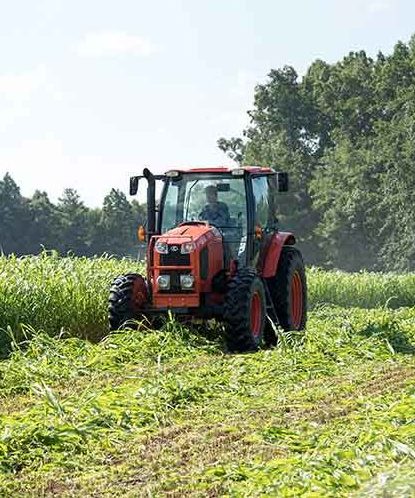 Tractor in field 